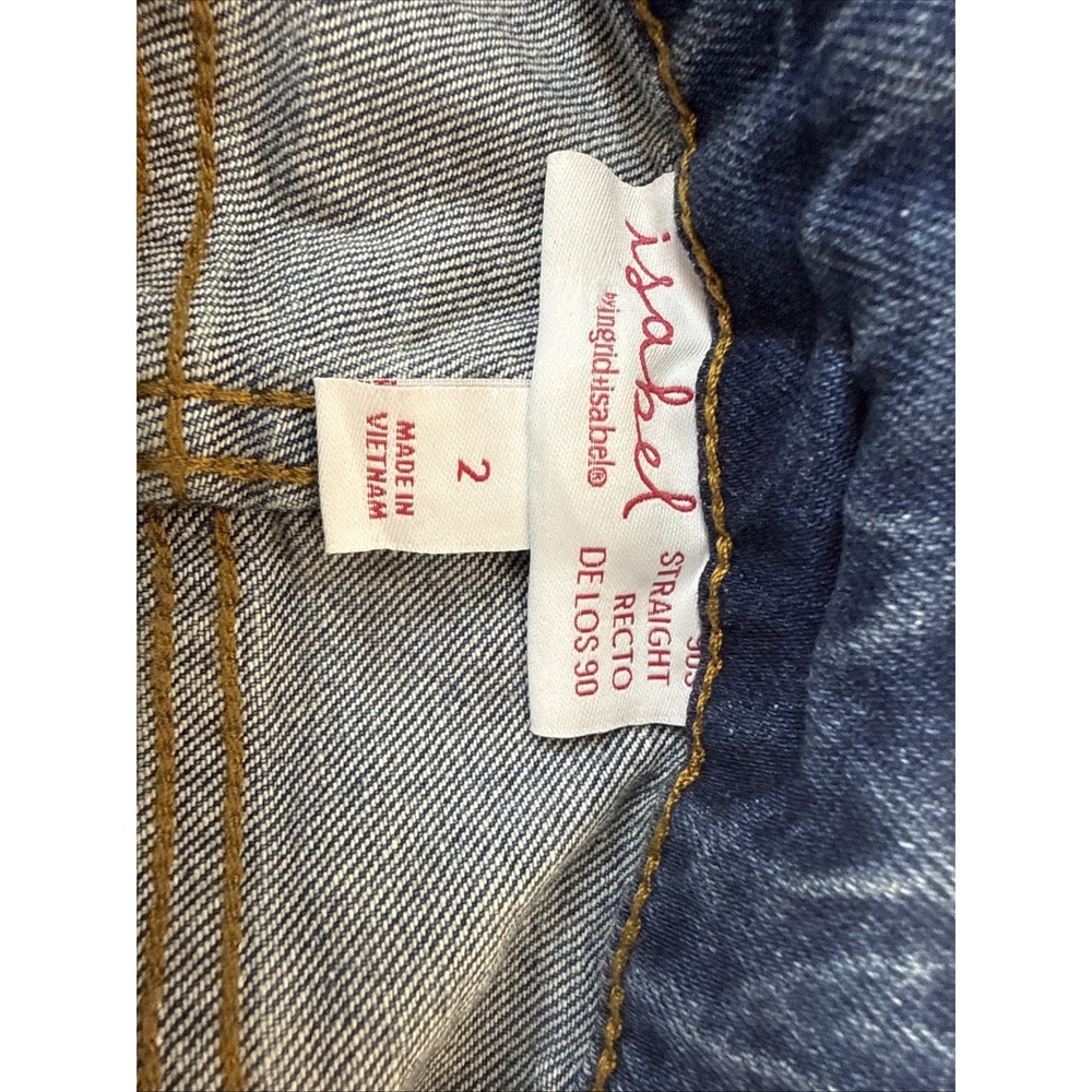 Isabel By Ingrid & Isabel Maternity Jeans Size 2, Straight Leg,‎ New With Tags - Picture 9 of 11